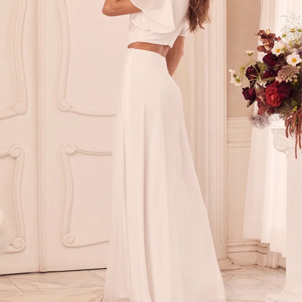 NWT Lulus Garden Bliss white maxi dress. - Picture 3 of 6